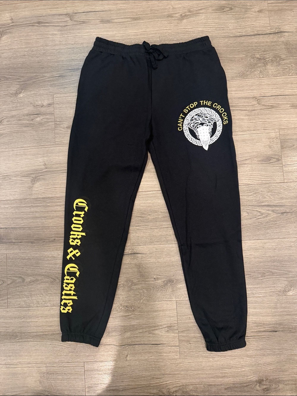 Crooks & Castles Embroidered Can’t Stop The Crooks Sweats Men’s Size Large